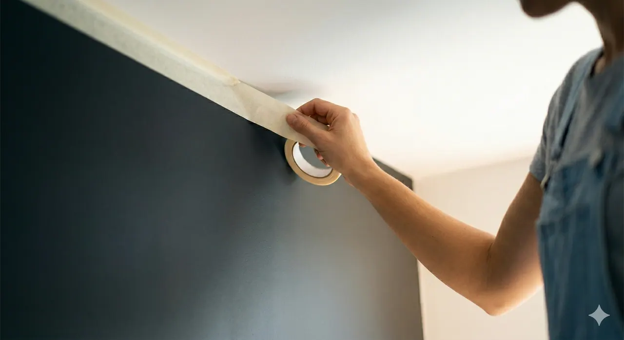 Detailed painting finish